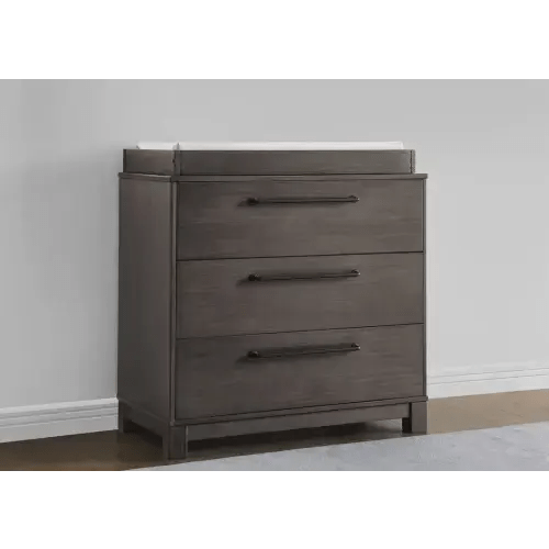 Rustic 3 Drawer Dresser with Interlocking Drawers | Delta Children