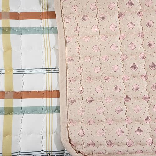 Baby Play Mat, Foldable, Lightweight, Tummy Time, Crawling, Walking, Playtime, Machine Washable, Easy Storage and Travel (Plaid), Undefined