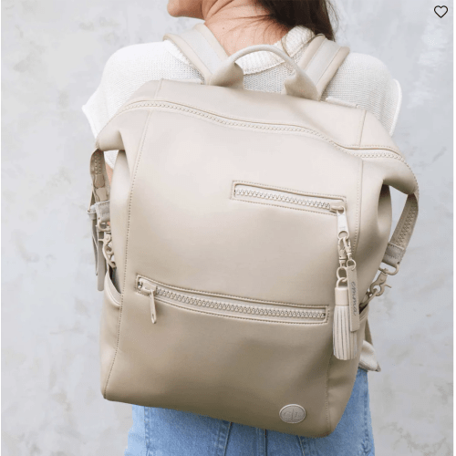 Caden Lane Weslie Diaper Backpack | Color Sand