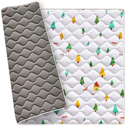 Premium Foam Baby Play Mat 50" X 50" - A Forest Party
