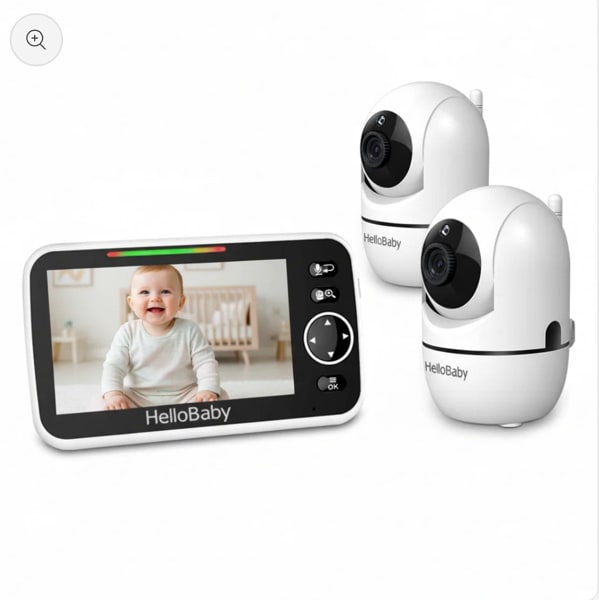HelloBaby HB6550-2 Baby Monitor with two cameras