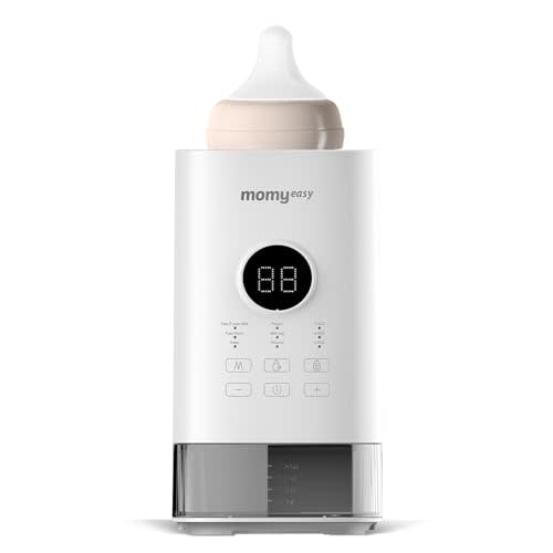 MOMYEASY Bottle Warmer, Fast Baby Bottle Warmer for All Bottles, Milk Warmer with Accurate Display Timer, Temperature Control and Auto Shutoff, Bottle Warmers for Breastmilk & Formula