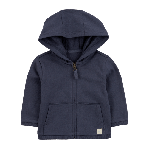 Baby Zip-Up French Terry Hoodie - Navy - Carter's | Carter's