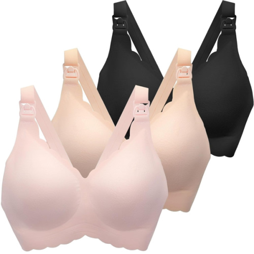 Nursing Bras for Breastfeeding, Seamless Ultra Comfort Maternity Bra, Natural Shape Pregnancy Bras for Women