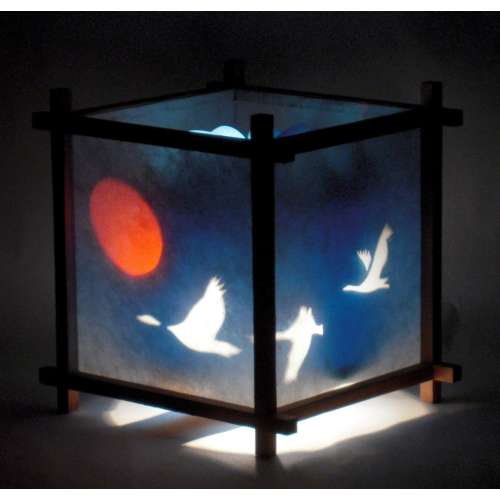 Geese Harmony Lantern, free shipping, Electric Lanterns, unique gift, night light, soothing light