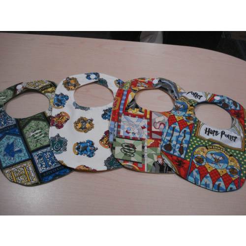 Baby Bibs made with Licensed Harry Potter Fabric