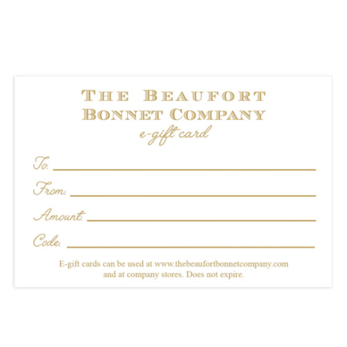Beaufort Bonnet Gift Card
