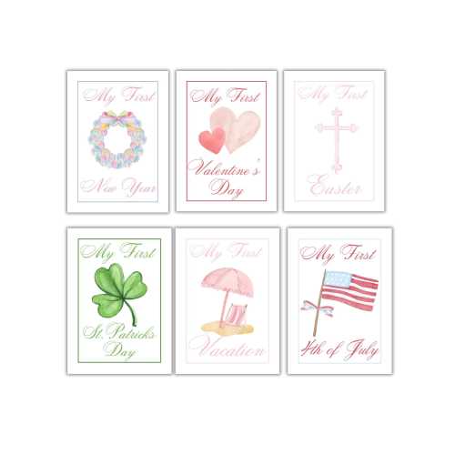 My First Milestone Cards Girls