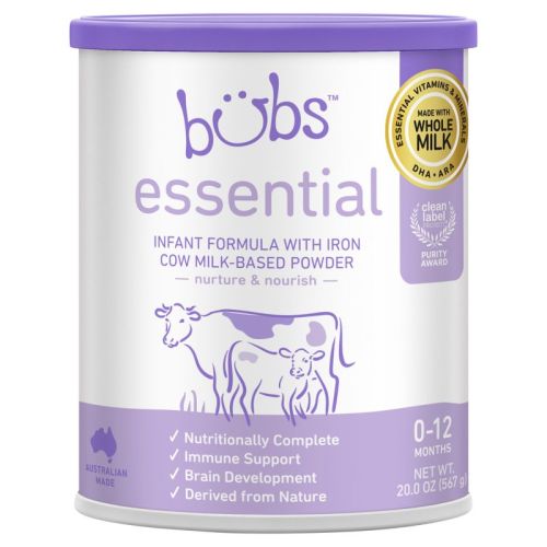 Bubs Essential Milk Infant Powdered Formula Canister - 0-12 Months - 20oz