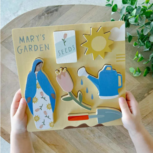 Mary's Garden Wooden Puzzle