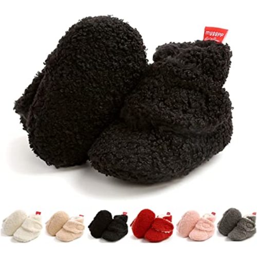 Ohwawadi Infant Baby Slippers Girls Boys Booties Warm Baby Socks Shoes Newborn Crib Shoes Baby Footwear Prewalkers