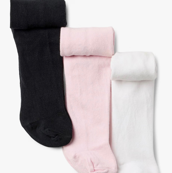 Amazon.com: Amazon Essentials Baby Girls' Cotton-Nylon Blend Tights 3 Pairs