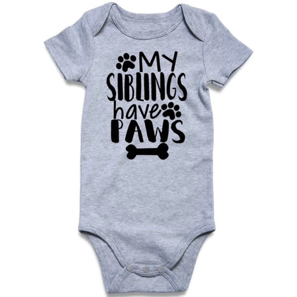 Funnycokid Baby Boys Girls Bodysuit Funny Newborn Romper Short Sleeve Infant Neutral Outfits 0-12 Months