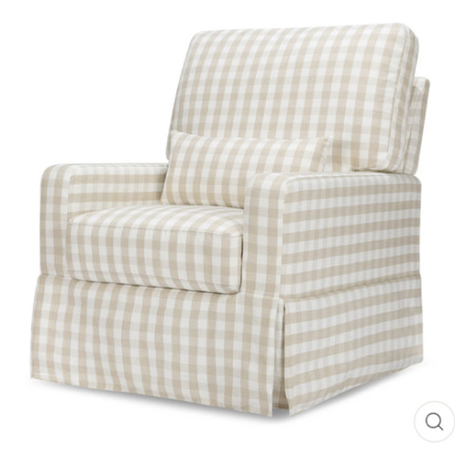 Namesake Crawford Pillowback Comfort Swivel Glider | Modern Nursery™