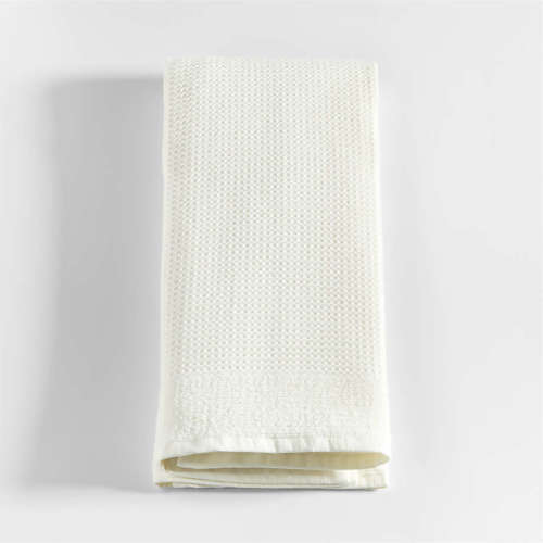 Ivory Organic Waffle Hand Towel