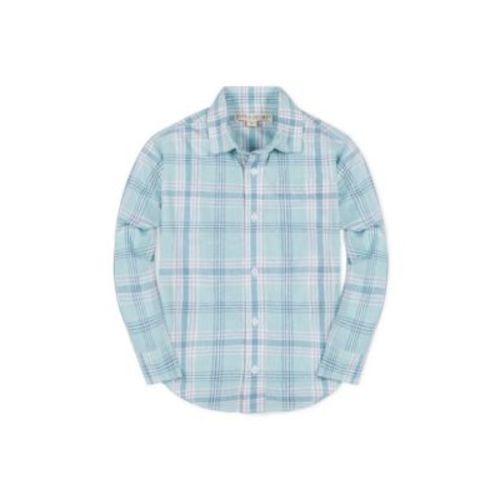 Baby Boys Linen Long Sleeve Button Down Shirt