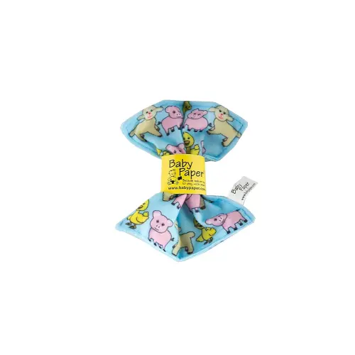 Original Baby Paper - Crinkle Teether and Sensory Toy for Babies and Infants | Farm Animal Print | Non-Toxic, Washable | Great for Baby Showers
