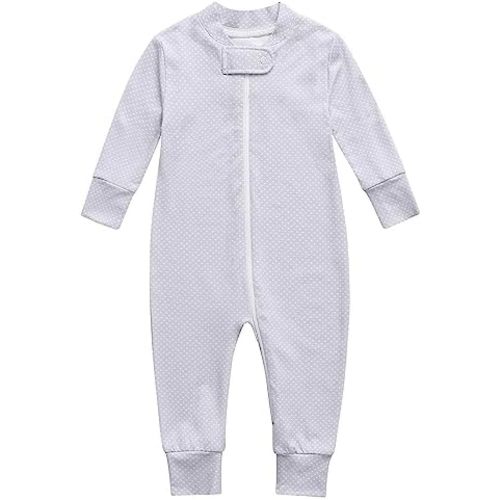 Owlivia Rayon from Bamboo Baby Footless Pajamas, Boys and Girls Zip up Sleep and Play, Long-Sleeve Coveralls