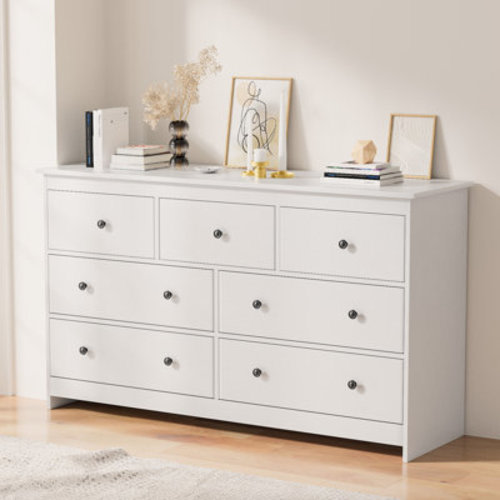 Aaditri 50.4" W 8 - Drawer Double Dresser | Wayfair