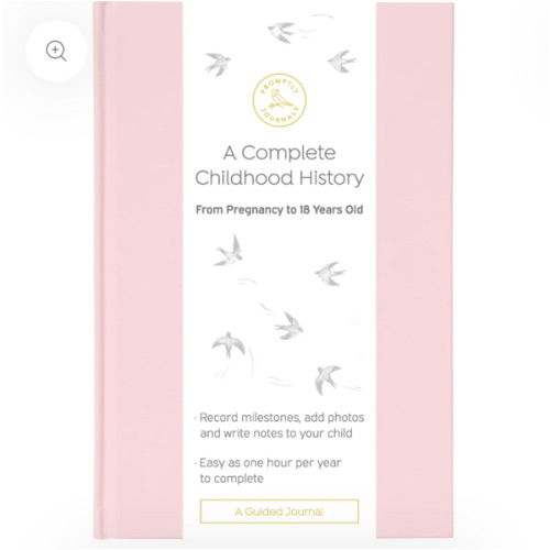 A Complete Childhood History: From Pregnancy to 18 Years Old (Pink, Le – Promptly Journals