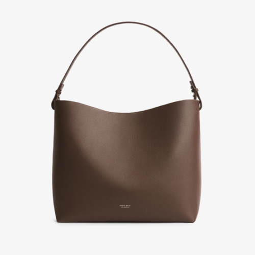 Harlow Leather Midi diaper bag - coco