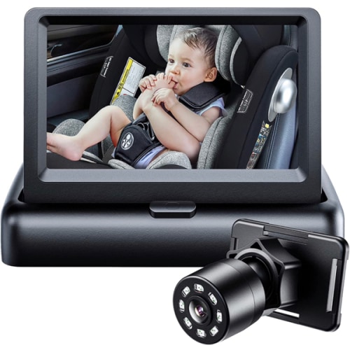 Itomoro Baby Car Mirror, View Infant in Rear Facing Seat with Wide Crystal Clear View,Camera aimed at baby-Easily to Observe The Baby's Every Move : Baby