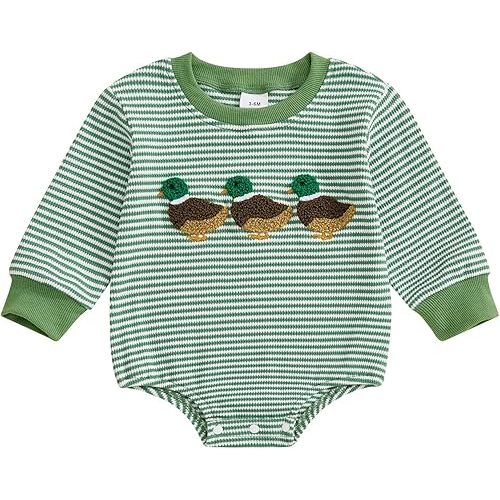 Baby Boy Clothes Fall Spring Baby Boy Bubble Romper Long Sleeve Jumpsuit One Piece Outfit Newborn Infant Clothing