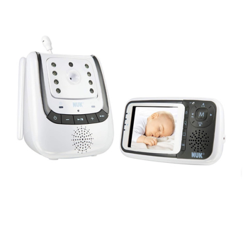 NUK Baby Monitor with Camera & Intercom | Eco Control+ Video Temp Sensor & Radiation-Free
