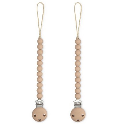 Pacifier Clip for Boys and Girls by Comfy Cubs - Beige