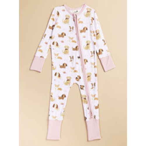 Furry Friends Sleeper in Pink | Tullabee