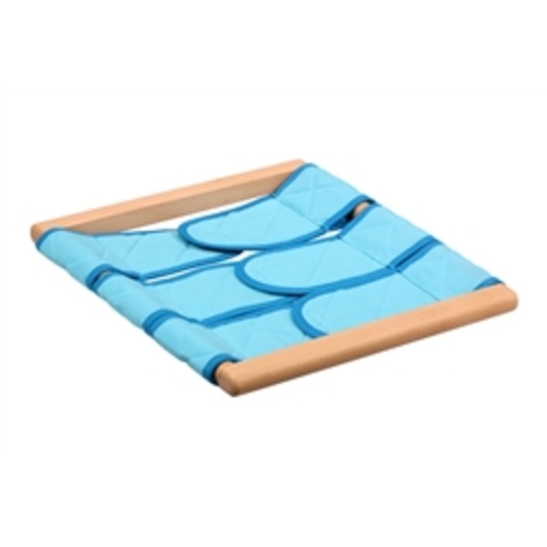 Montessori Materials: Infant & Toddler Velcro Dressing Frame (Premium Quality)