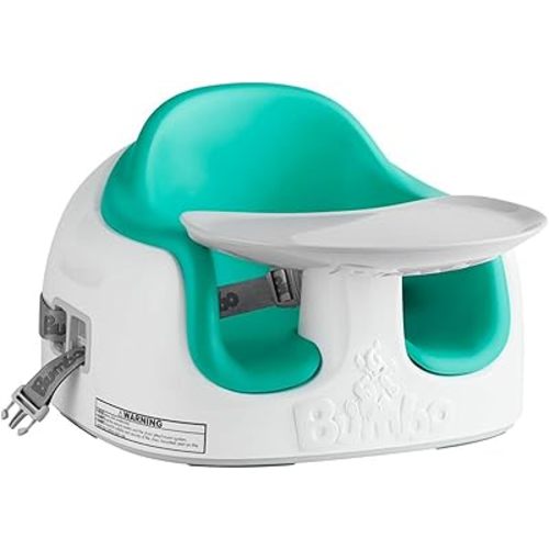 Bumbo 3-in-1 Baby Multi Seat Booster with Feeding Tray, 6-36 Months Old, Aqua