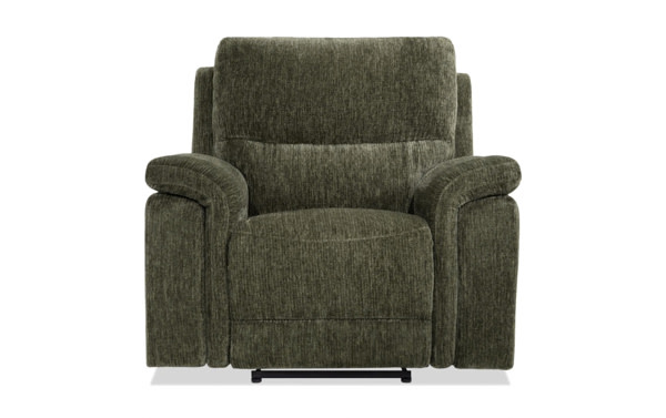 Renegade Green Power Recliner with USB Port
