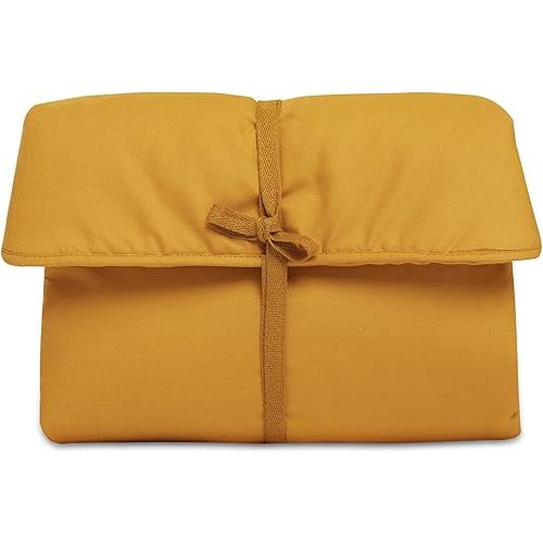 Natemia Baby Portable Diaper Changing Pad - Portable Changing Pad for Baby, Flexible Design for Travel, Machine Washable Percale Cotton, Made in Turkey, Baby Essentials