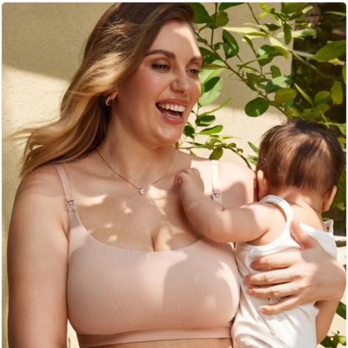 Ribbed Scoop Nursing Bralette
