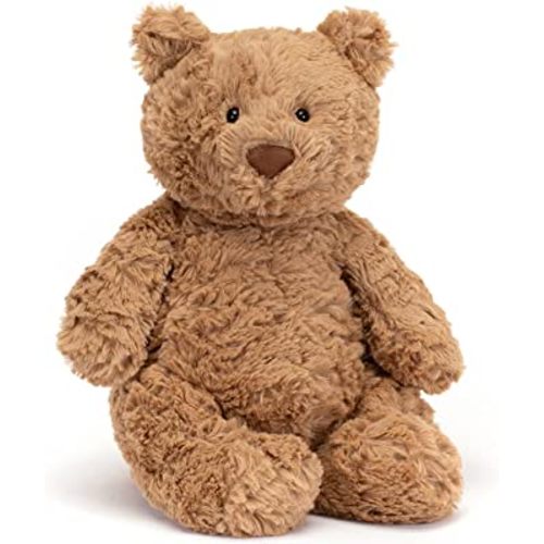 Jellycat Bartholomew Bear Stuffed Animal, Medium, 10 inches - Teddy Bear Plush - Soft and Huggable - Classic Children's Gift