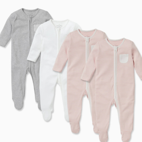 Clever Zip Sleepsuit 4 Pack