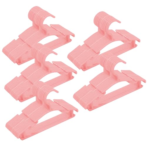 Baby Clothes Hangers,Pink 120 Pack Kids Plastic Hangers for Closet,Toddler,Infant,Child,Newborn's Coat Hangers Ideal for Laundry and Nursery's Everyday Standard Use