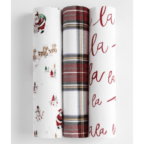 My First Christmas Organic Muslin Swaddle Set