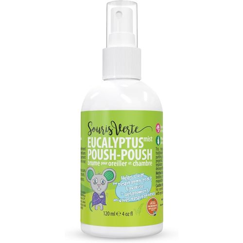 Souris Verte Brume d'eucalyptus – pour oreiller et literie – Fabriqué au Canada (1 paquet)
