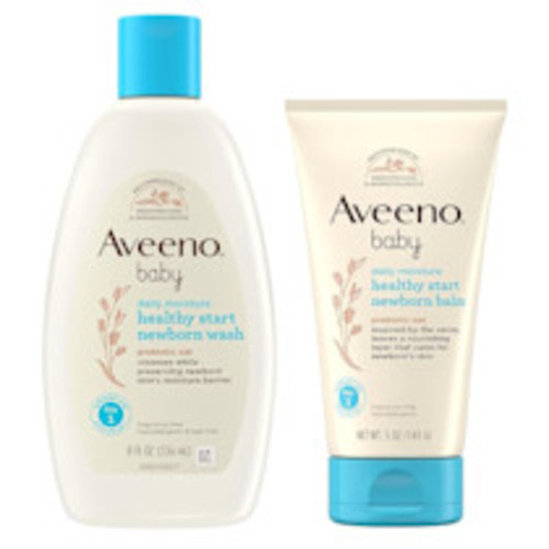 Aveeno Bundle of Baby Healthy Start Newborn Wash & Newborn Balm