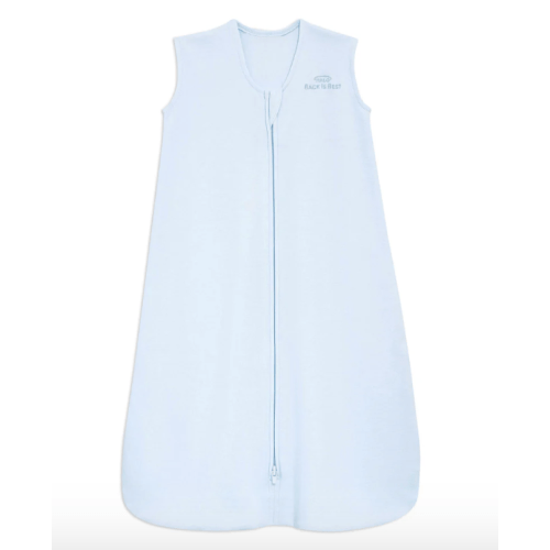 Blue Cotton Wearable Baby Blanket XL | HALO