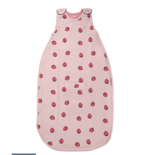 4 Season® Ultimate Baby Sleep Bag, Merino Wool & Organic Cotton, Strawberry