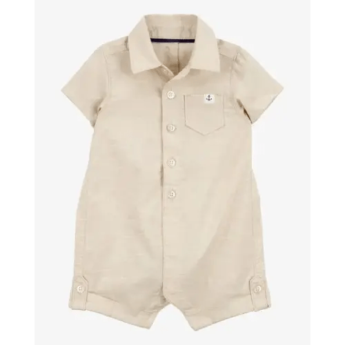 Baby Button-Front Romper - Carter's | Carter's