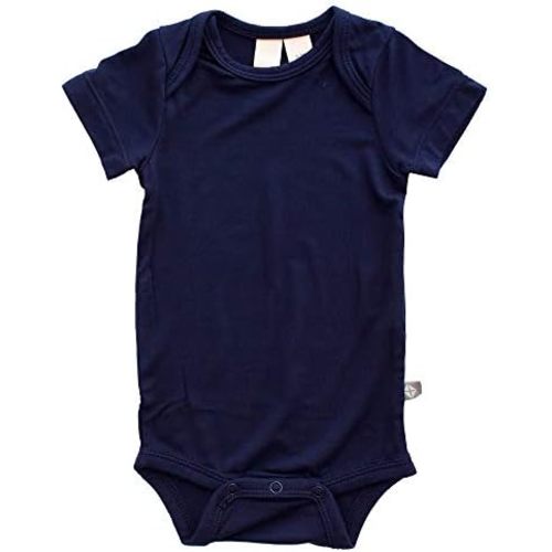 KYTE BABY Short Sleeve Unisex Baby Bodysuits, Rayon Made From Bamboo Material