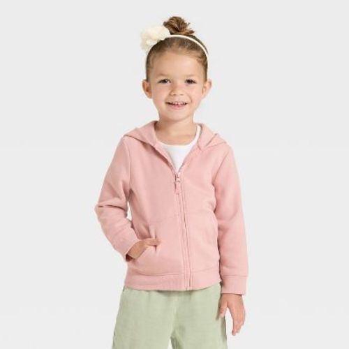 Toddler Girls' Zip-Up Fleece Hoodie - Cat & Jack™