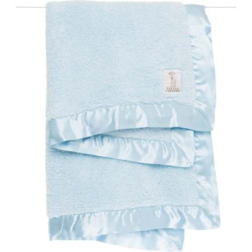 Chenille Baby Blanket, Blue - Little Giraffe | Maisonette