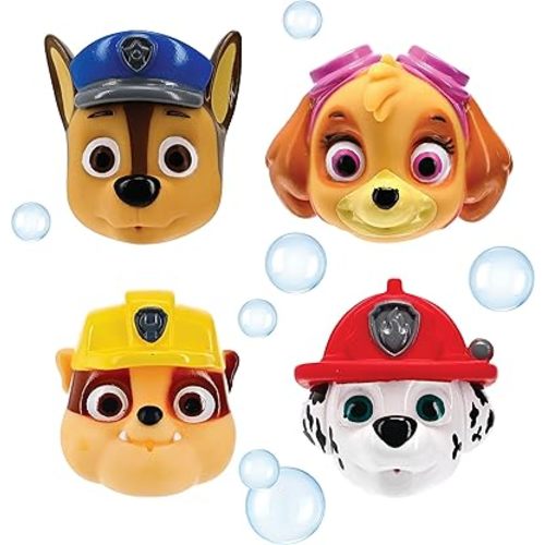 Ginsey Nickelodeon's PAW Patrol Bath Squirters, PVC, PAW Patrol Bath Toy Set, Multicolor, 4-Piece, Kid