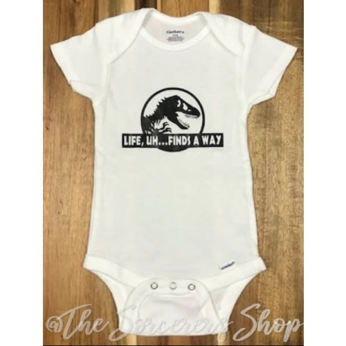 Jurassic Park Onesies - Baby Girl or Baby Boy