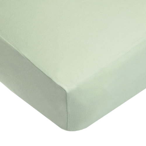 TL Care 100% Natural Cotton Fitted Mini Crib Sheet 38" x 24" - Soft & Breathable Small Nesting Portable Crib Sheet, Fits Pack N Play Mattresses, Blue Stars and Moons, for Boys & Girls